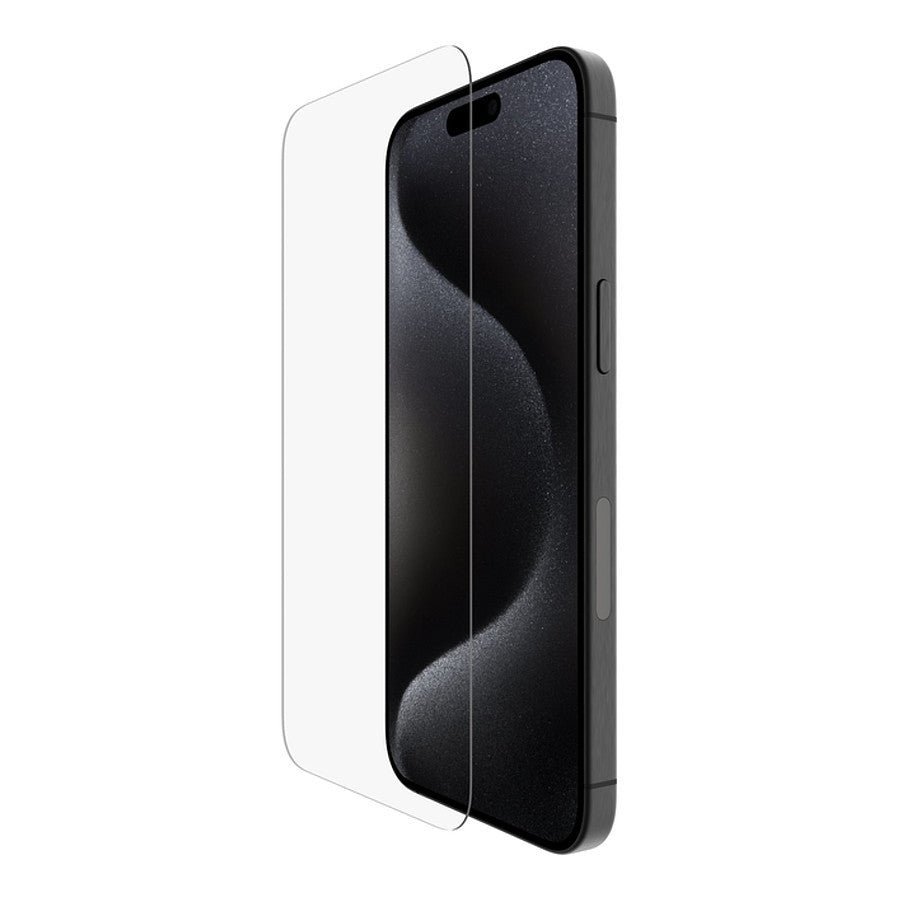 Belkin Protection d'écran antimicrobienne Tempered Glass pour iPhone 15 Pro Max prix maroc- Smartmarket.ma
