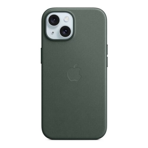 Apple Coque en tissage fin avec MagSafe pour iPhone 15 - Chêne vert prix maroc- Smartmarket.ma