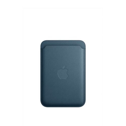 Apple Porte-cartes en tissage fin avec MagSafe pour Apple iPhone - Bleu Pacifique prix maroc- Smartmarket.ma