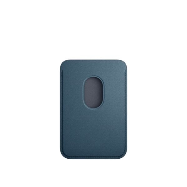 MN0006067314 Apple Porte-cartes en tissage fin avec MagSafe pour Apple iPhone - Bleu Pacifique prix maroc- Smartmarket.ma
