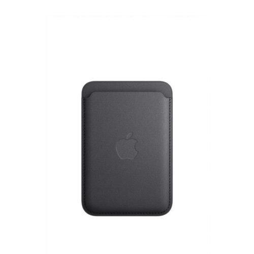 Apple Porte-cartes en tissage fin avec MagSafe pour Apple iPhone - Noir prix maroc- Smartmarket.ma