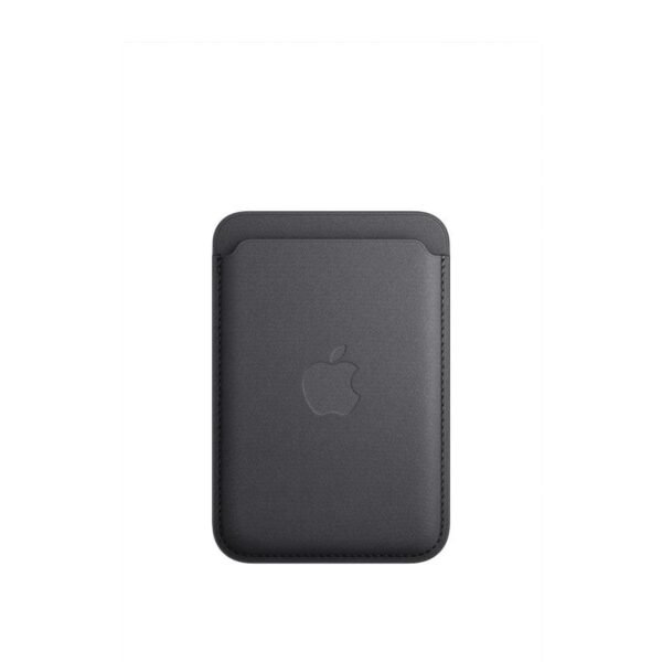 Apple Porte-cartes en tissage fin avec MagSafe pour Apple iPhone - Noir prix maroc- Smartmarket.ma