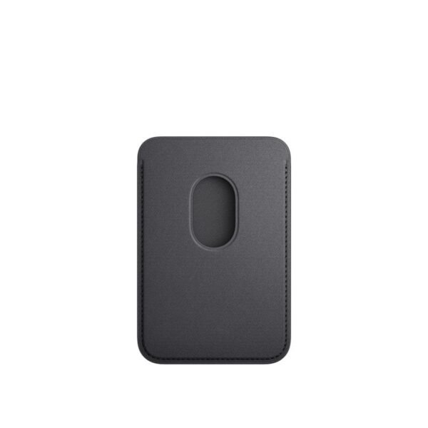 Apple Porte-cartes en tissage fin avec MagSafe pour Apple iPhone - Noir prix maroc- Smartmarket.ma