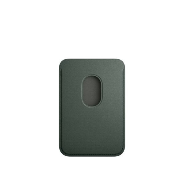 Apple Porte-cartes en tissage fin avec MagSafe pour Apple iPhone - Chêne vert prix maroc- Smartmarket.ma