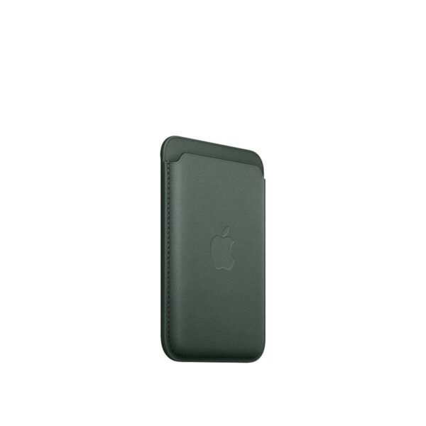 Apple Porte-cartes en tissage fin avec MagSafe pour Apple iPhone - Chêne vert prix maroc- Smartmarket.ma