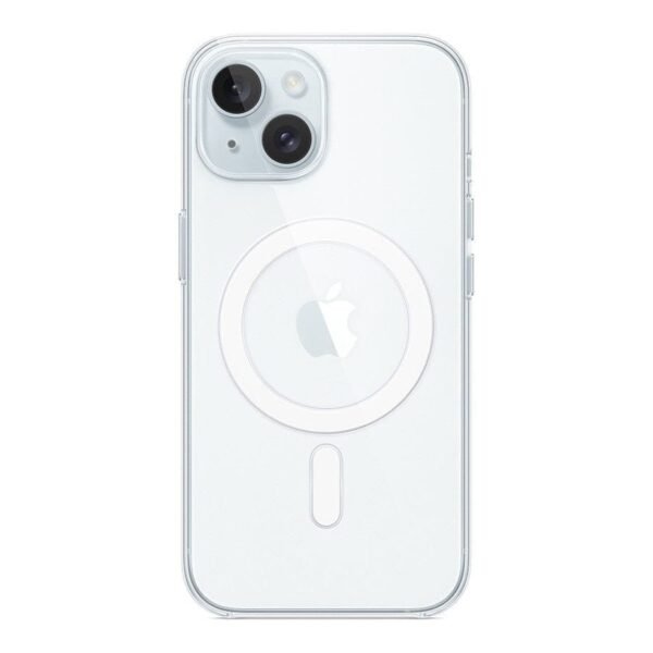 MN0006067437 Apple Étui transparent avec MagSafe pour iPhone 15 prix maroc- Smartmarket.ma
