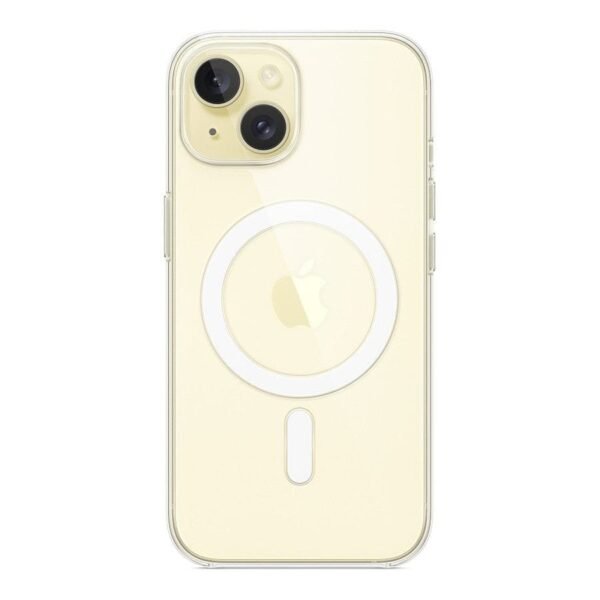 MN0006067439 Apple Étui transparent avec MagSafe pour iPhone 15 prix maroc- Smartmarket.ma
