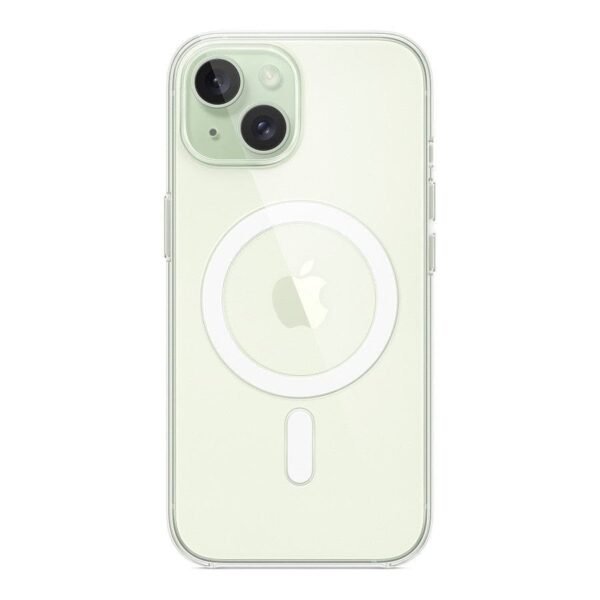 MN0006067440 Apple Étui transparent avec MagSafe pour iPhone 15 prix maroc- Smartmarket.ma