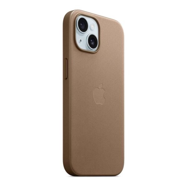 Apple Coque en tissage fin avec MagSafe pour iPhone 15 Plus - Taupe prix maroc- Smartmarket.ma