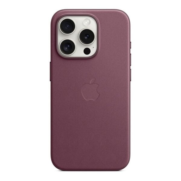 Apple Coque en tissage fin avec MagSafe pour iPhone 15 Pro - Mûre prix maroc- Smartmarket.ma