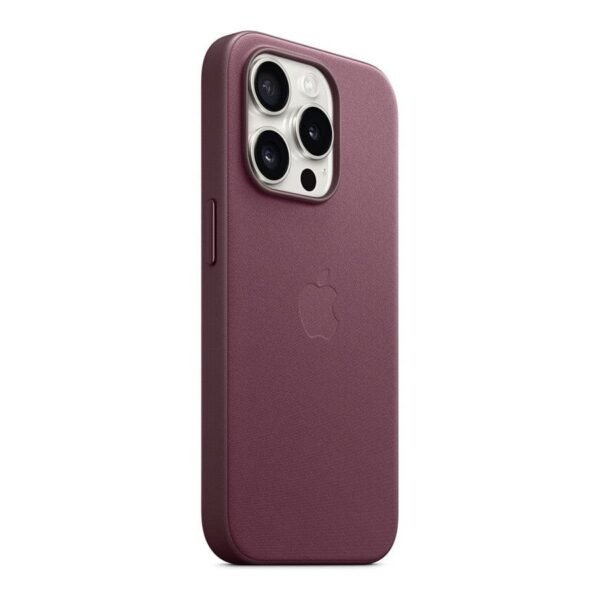 Apple Coque en tissage fin avec MagSafe pour iPhone 15 Pro - Mûre prix maroc- Smartmarket.ma