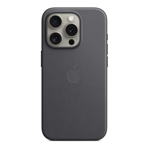 Apple Coque en tissage fin avec MagSafe pour iPhone 15 Pro - Noir prix maroc- Smartmarket.ma
