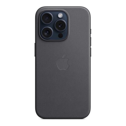 Apple Coque en tissage fin avec MagSafe pour iPhone 15 Pro - Noir prix maroc- Smartmarket.ma