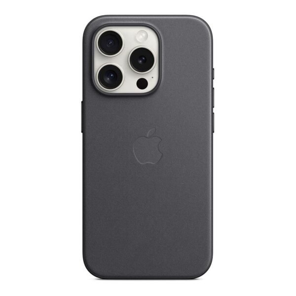 Apple Coque en tissage fin avec MagSafe pour iPhone 15 Pro - Noir prix maroc- Smartmarket.ma