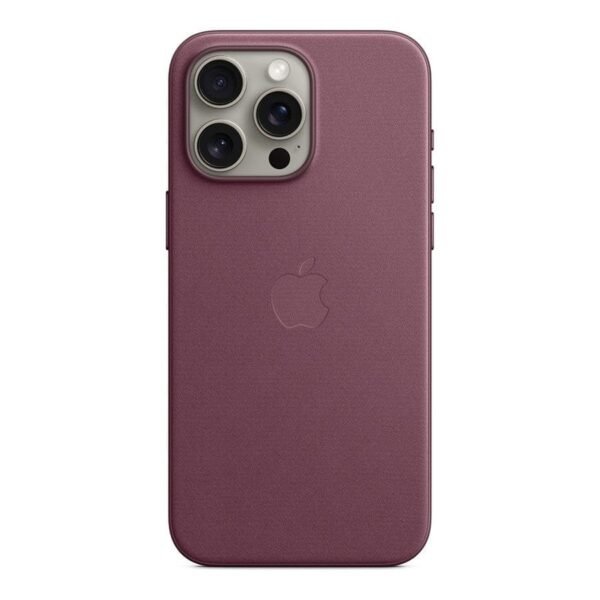 Apple Coque en tissage fin avec MagSafe pour iPhone 15 Pro Max - Mûre prix maroc- Smartmarket.ma