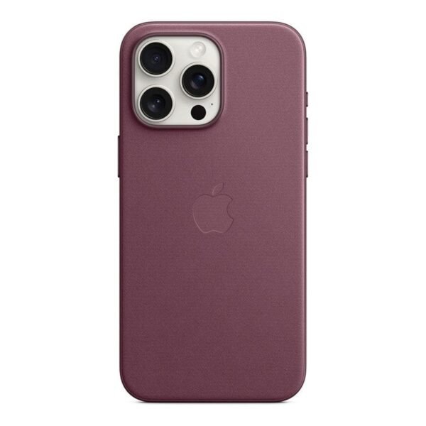 Apple Coque en tissage fin avec MagSafe pour iPhone 15 Pro Max - Mûre prix maroc- Smartmarket.ma