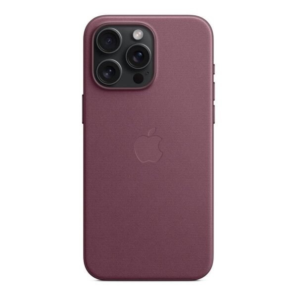 Apple Coque en tissage fin avec MagSafe pour iPhone 15 Pro Max - Mûre prix maroc- Smartmarket.ma