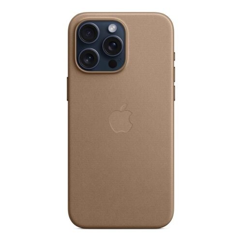 Apple Coque en tissage fin avec MagSafe pour iPhone 15 Pro Max - Taupe prix maroc- Smartmarket.ma