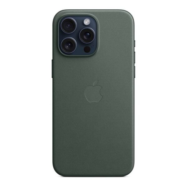 Apple Coque en tissage fin avec MagSafe pour iPhone 15 Pro Max - Chêne vert prix maroc- Smartmarket.ma