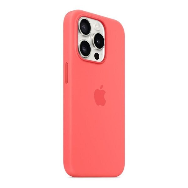 Apple Coque en silicone avec MagSafe pour iPhone 15 Pro - Goyave prix maroc- Smartmarket.ma