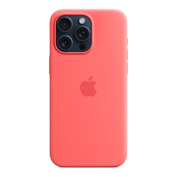 MN0006067830 Apple Coque en silicone avec MagSafe pour iPhone 15 Pro Max - Goyave prix maroc- Smartmarket.ma