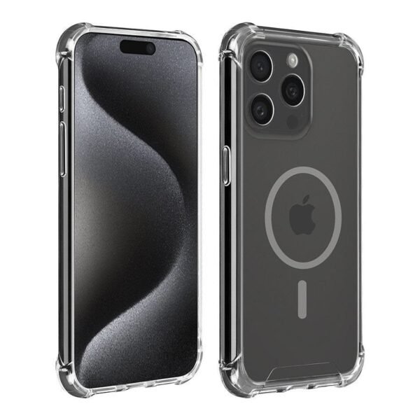 Akashi Coque TPU Angles Renforcés MagSafe - Apple iPhone 15 Pro prix maroc- Smartmarket.ma