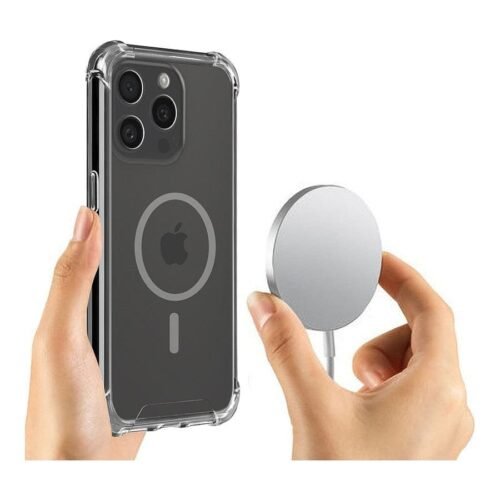 Akashi Coque TPU Angles Renforcés MagSafe - Apple iPhone 15 Pro Max prix maroc- Smartmarket.ma