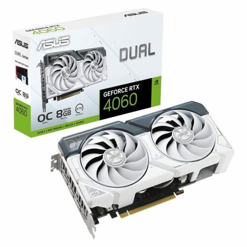 Asus GeForce RTX 4060 DUAL OC WHITE prix maroc- Smartmarket.ma