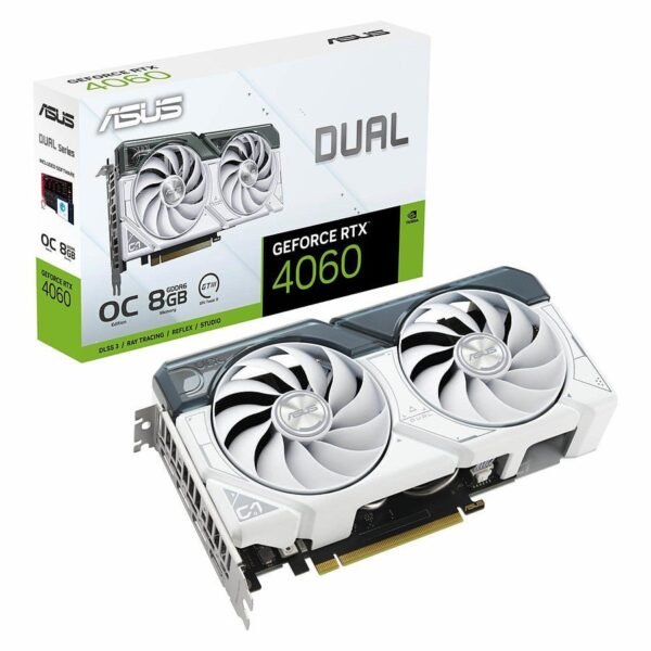 MN0006074170 Asus GeForce RTX 4060 DUAL OC WHITE prix maroc- Smartmarket.ma