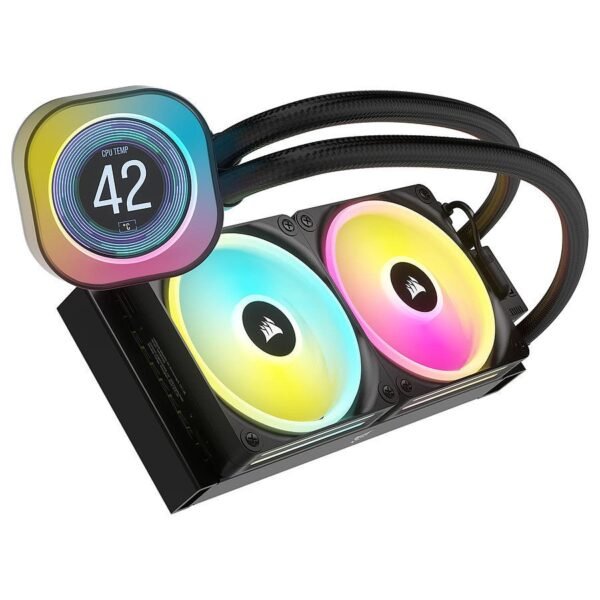 Corsair ICUE Link H100I LCD - Noir prix maroc- Smartmarket.ma