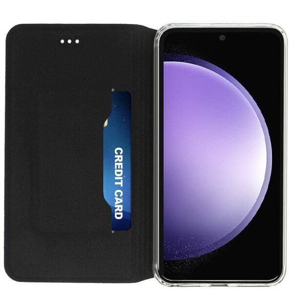 Akashi Etui Folio (noir) - Samsung Galaxy S23 FE prix maroc- Smartmarket.ma