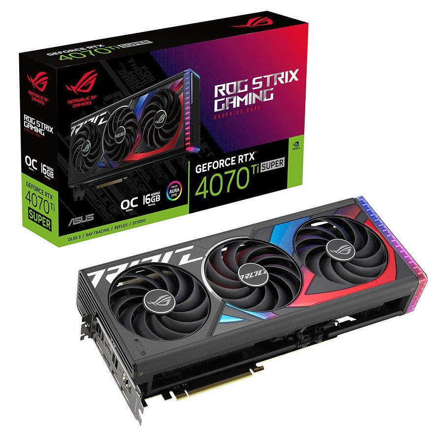 Asus GeForce RTX 4070 Ti SUPER STRIX OC prix maroc- Smartmarket.ma
