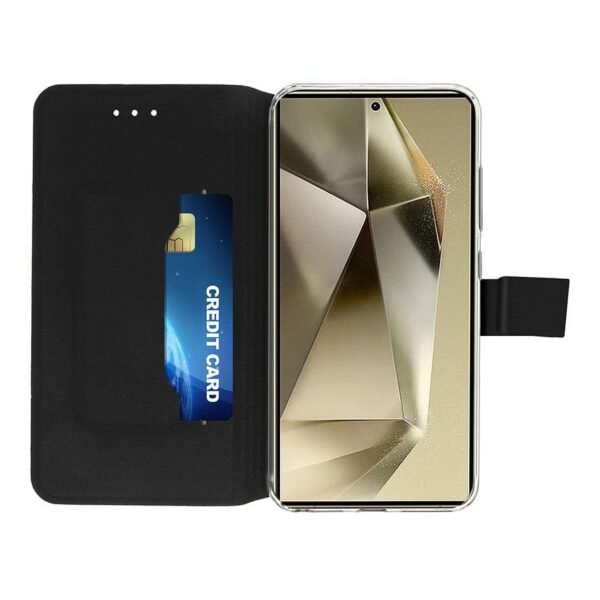 Akashi Etui Folio (noir) - Samsung Galaxy S24 Ultra prix maroc- Smartmarket.ma