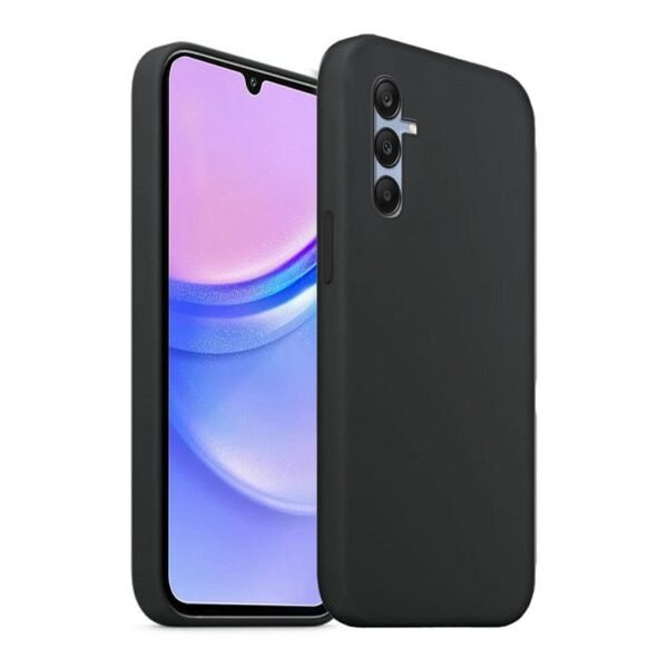 MN0006101645 Akashi Coque de protection en silicone noir- Samsung Galaxy A15 prix maroc- Smartmarket.ma