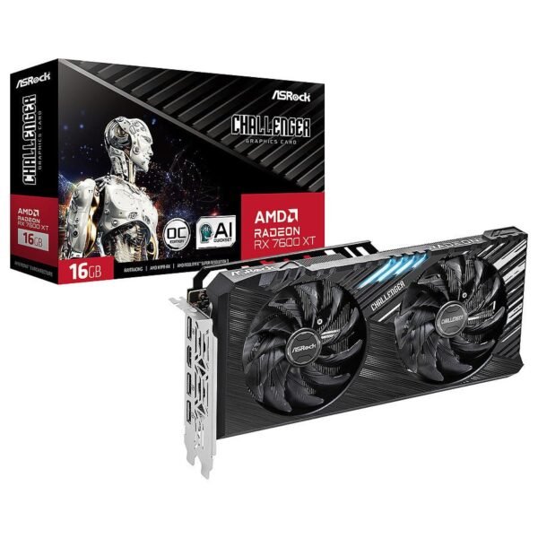 MN0006102290 ASRock Radeon RX 7600 XT Challenger OC prix maroc- Smartmarket.ma