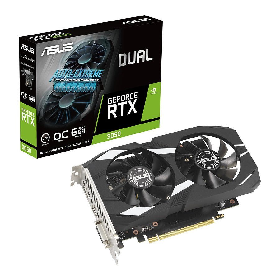 Asus GeForce RTX 3050 DUAL OC 6G prix maroc- Smartmarket.ma