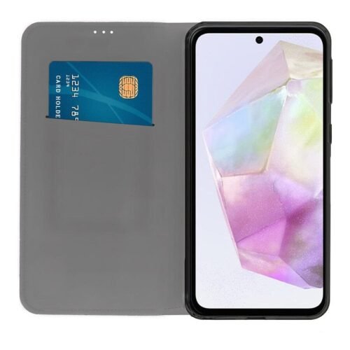 Akashi Etui Folio (noir) - Samsung Galaxy A35 5G prix maroc- Smartmarket.ma
