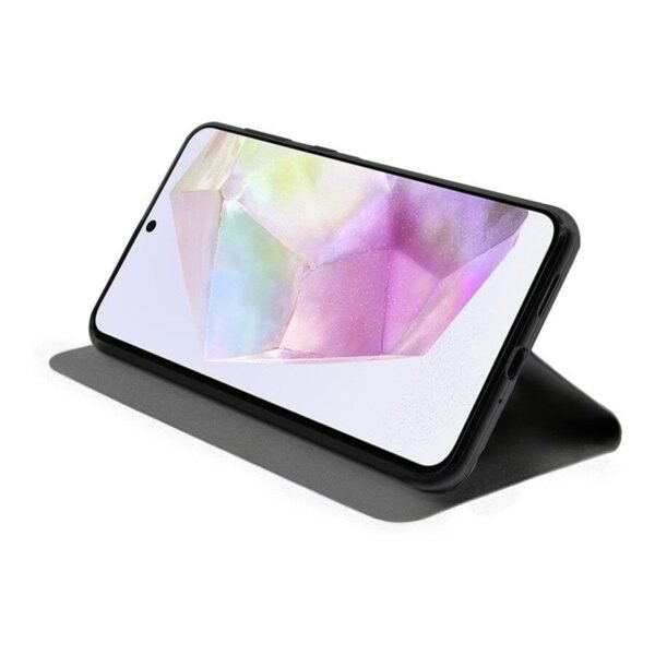 Akashi Etui Folio (noir) - Samsung Galaxy A35 5G prix maroc- Smartmarket.ma