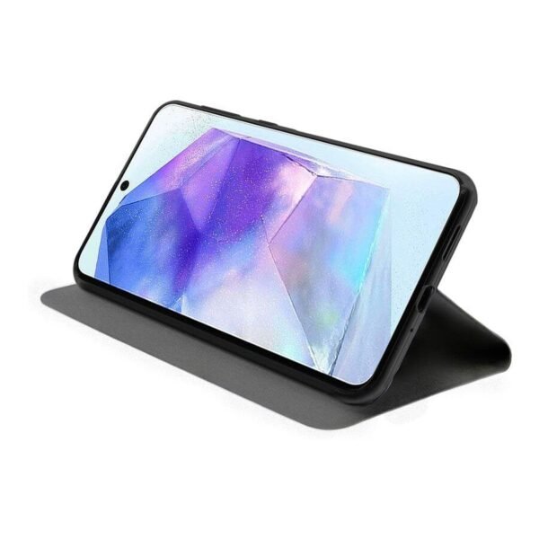 Akashi Etui Folio (noir) - Samsung Galaxy A55 5G prix maroc- Smartmarket.ma