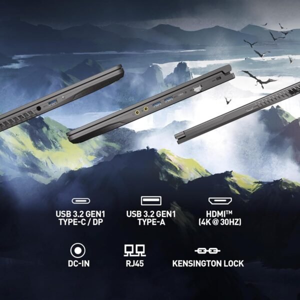 MSI-THIN-B13VE-2660XMA  15.6(144Hz)  i7-13620H  8GB2 DDR4  512GB SSD Gen 4  RTX 4050  FDOS