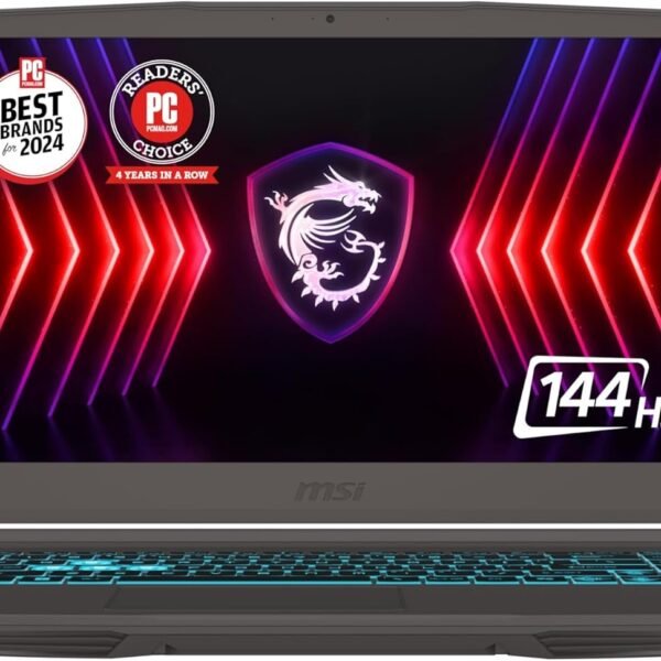 MSI-THIN-B13VE-2660XMA  15.6(144Hz)  i7-13620H  8GB2 DDR4  512GB SSD Gen 4  RTX 4050  FDOS