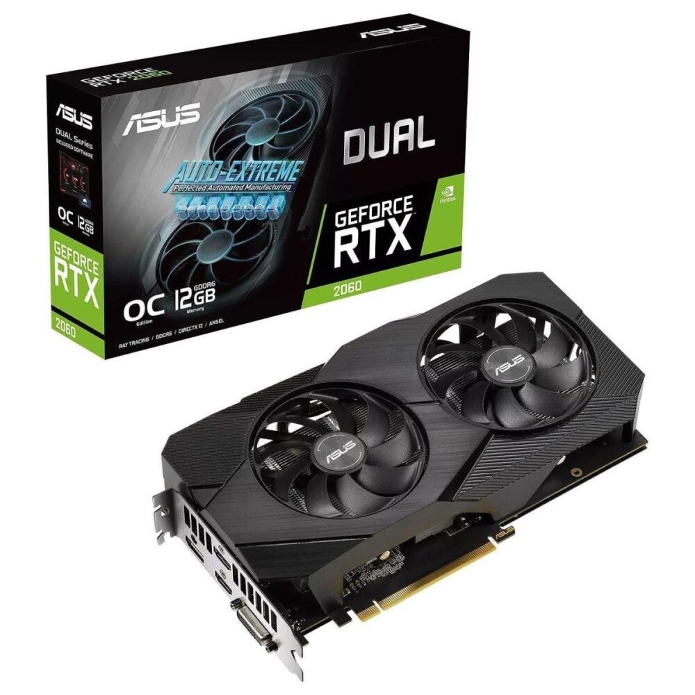 Asus Dual GeForce RTX 2060 EVO OC (DUAL-RTX2060-O12G-EVO) prix maroc- Smartmarket.ma