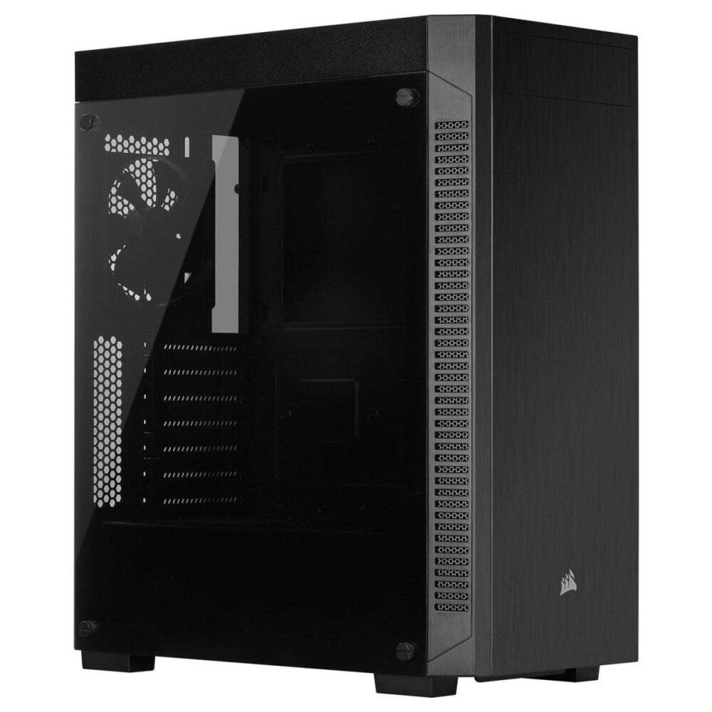 Corsair 110R Noir - Boîtier ATX moyen-tour en verre trempé prix maroc- Smartmarket.ma