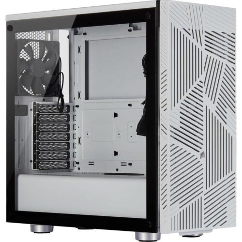 Corsair 275R Airflow Blanc - Boîtier gaming moyen-tour en verre trempé prix maroc- Smartmarket.ma