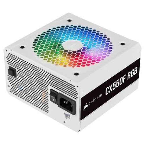 Corsair CX550F RGB 80PLUS Bronze (Blanc) prix maroc- Smartmarket.ma