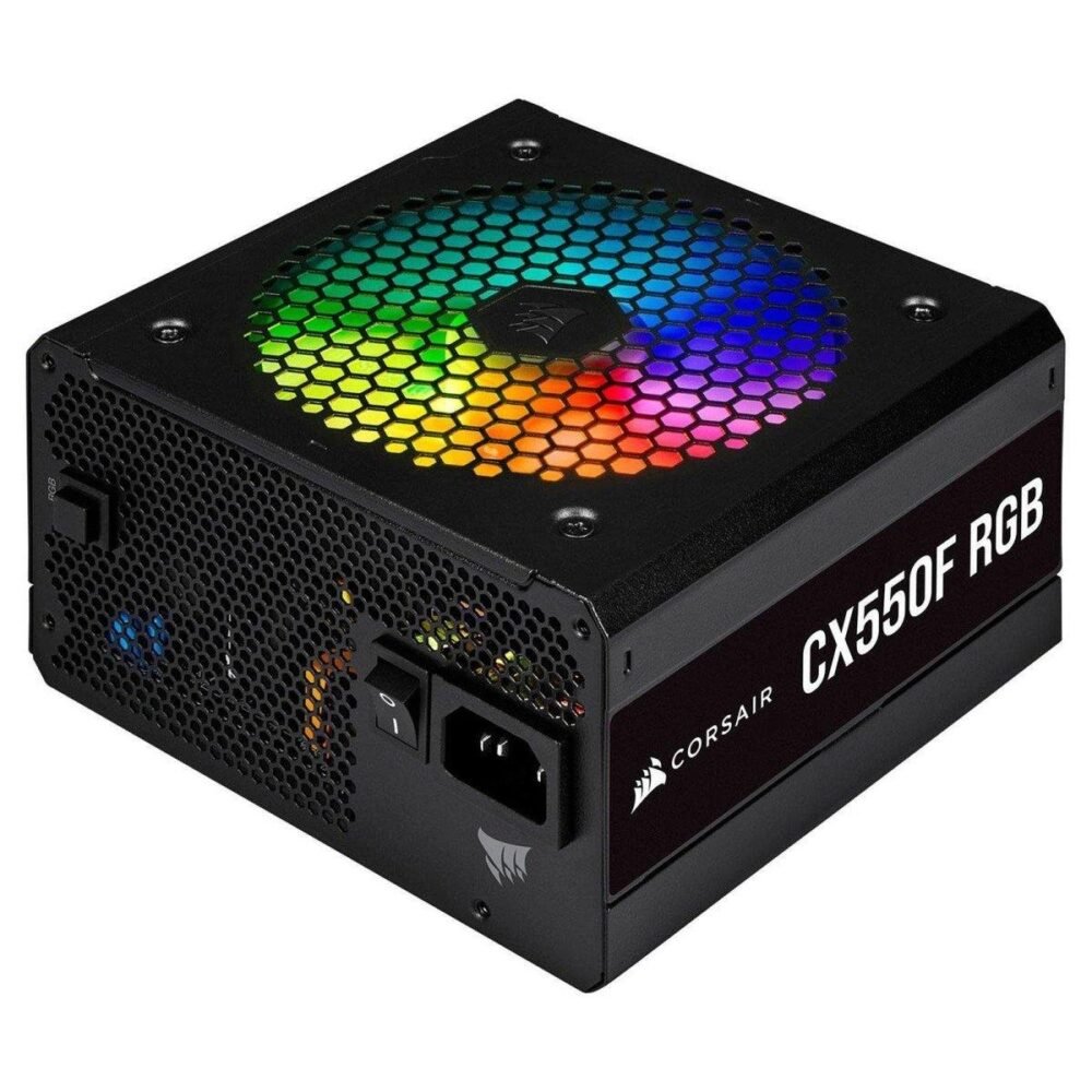 Corsair CX550F RGB 80PLUS Bronze (Noir) prix maroc- Smartmarket.ma
