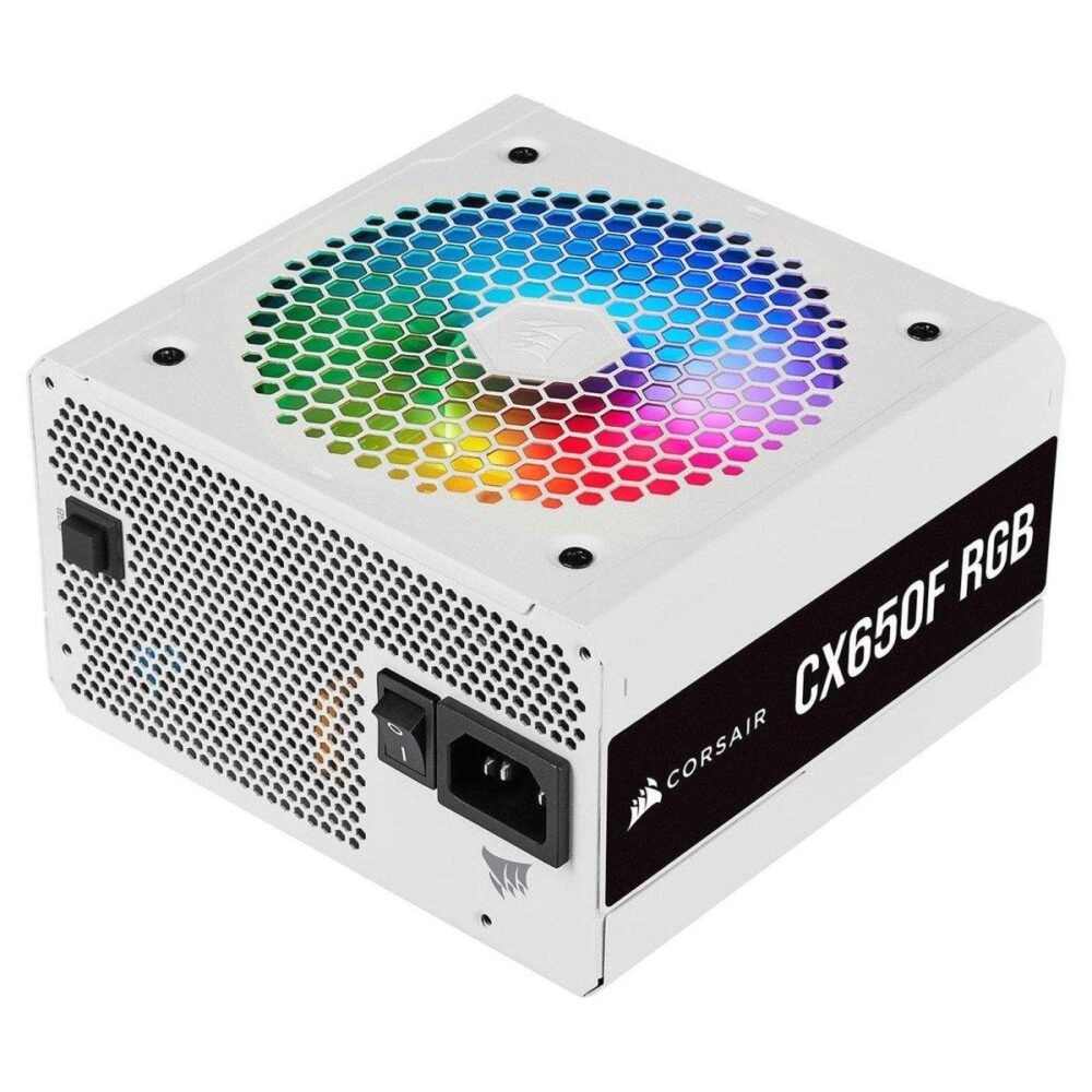 Corsair CX650F RGB 80PLUS Bronze (Blanc)