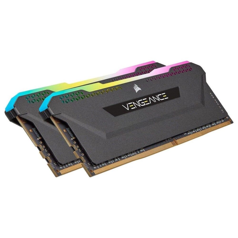 Corsair DRAM Vengeance RGB PRO SL 16GB (2x8GB) DDR4 3200MHz C16 - Noir prix maroc- Smartmarket.ma