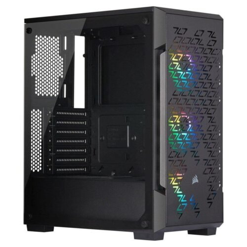 Corsair iCUE 220T RGB Airflow Noir - Boîtier moyen-tour intelligent en verre trempé prix maroc- Smartmarket.ma
