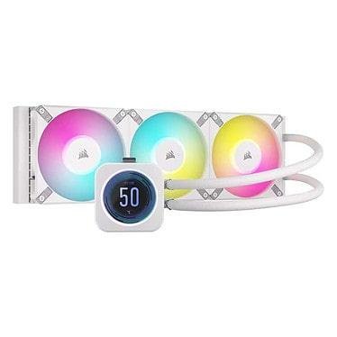 Corsair iCUE H150i ELITE LCD XT Blanc prix maroc- Smartmarket.ma